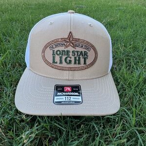 Lone Star Light Tan Trucker Hat